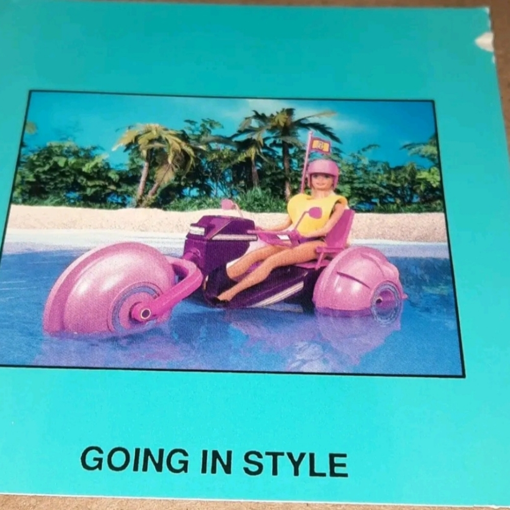 Vintage Barbie Card 1989 Barbie Just Us Girls Game Replacement Piece